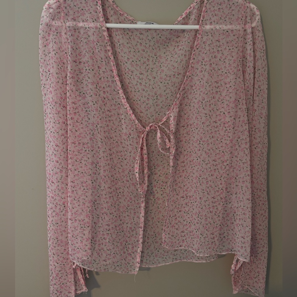 Ardene Tie-Front Top - Picture 4 of 4